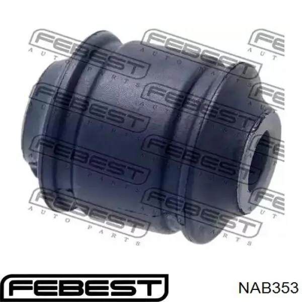 Сайлентблок амортизатора заднего FEBEST NAB353