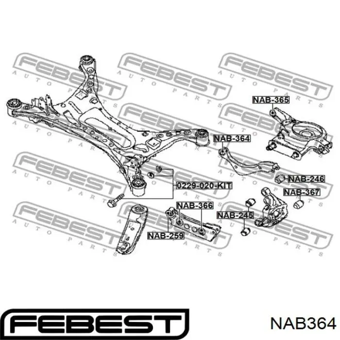 Купить NAB364 Febest 