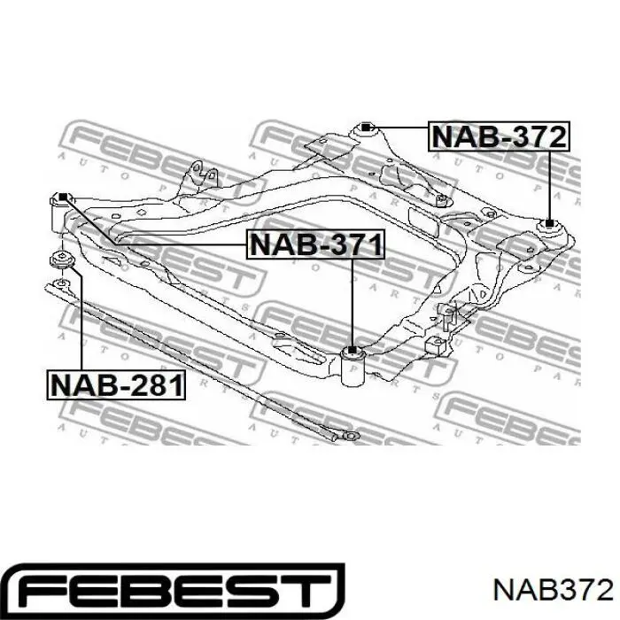  Febest NAB372 цена, от 9.48 USD