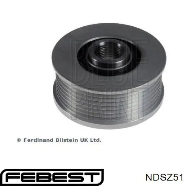 Шкив генератора NDSZ51 Febest