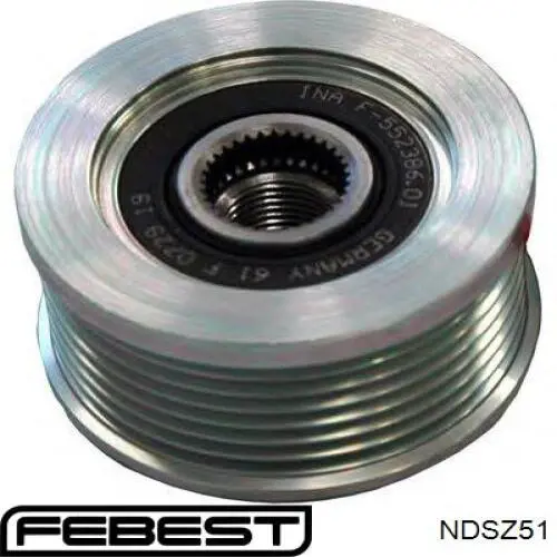 Купить NDSZ51 Febest Шкив ремня генератора