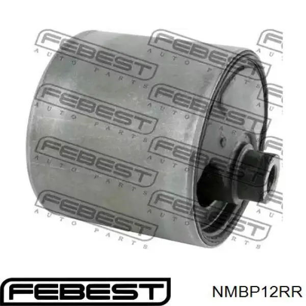 NMB-P12RR Febest подушка (опора двигателя задняя (сайлентблок))