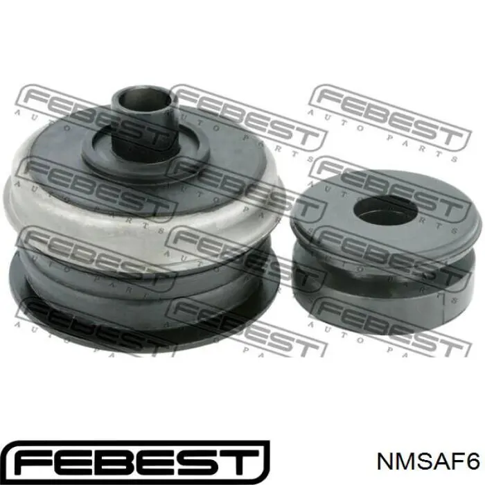 Купить NMSAF6 Febest Подушка рамы (крепления кузова)