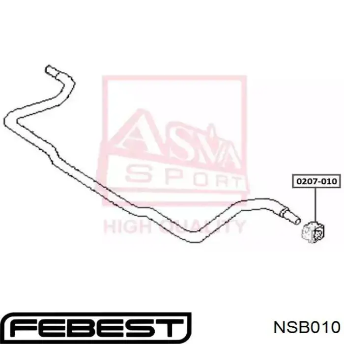 54612G5400 Nissan/Infiniti Разрезная втулка стабилизатора