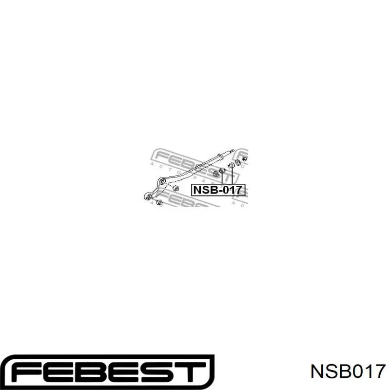 Сайлентблок переднего рычага NS1101 Polycraft