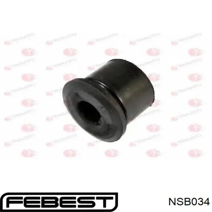 Задний сайлентблок задней рессоры Febest NSB034