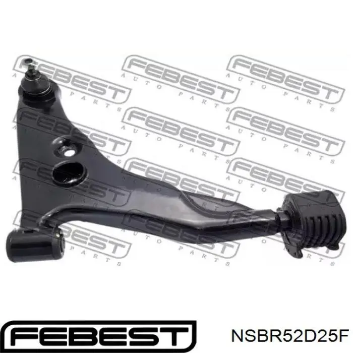 NSBR52D25F Febest Разрезная втулка стабилизатора