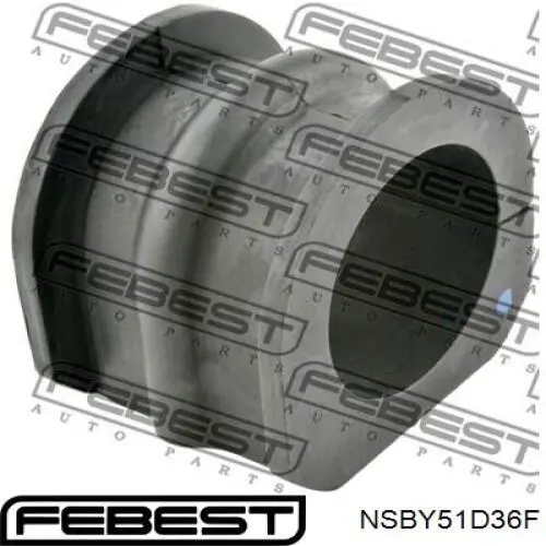 NSBY51D36F Febest bucha de estabilizador dianteiro