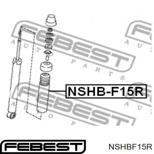 552401KK0A Nissan/Infiniti Пыльники и отбойники амортизатора