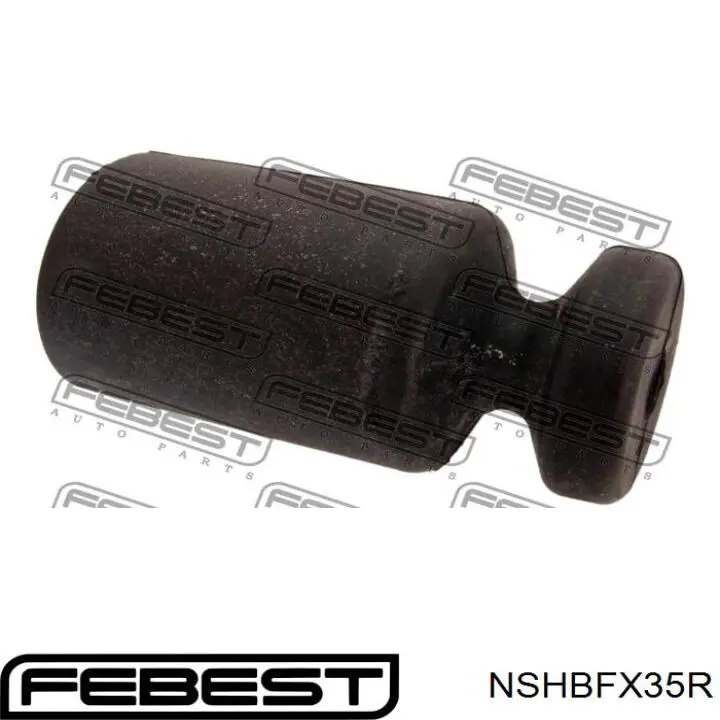 Caperuza protectora/fuelle, amortiguador trasero NSHBFX35R Febest