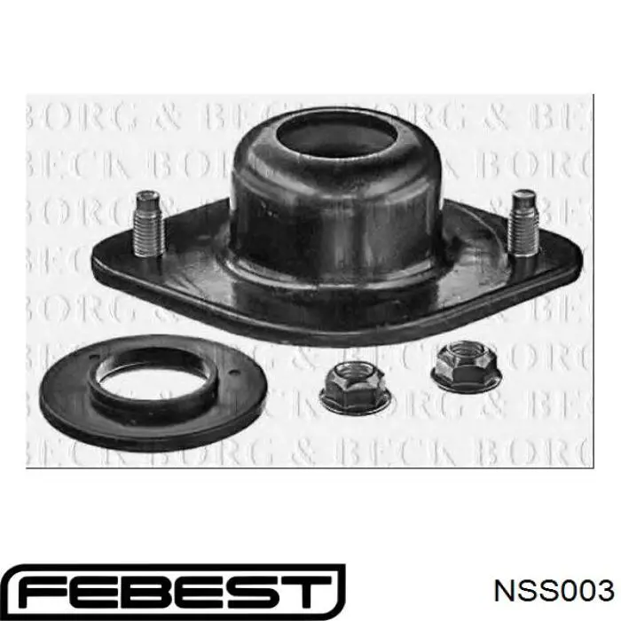 Опора амортизатора переднего NSS003 Febest