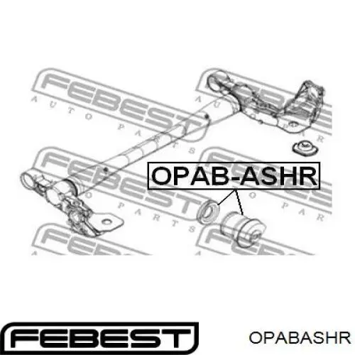 Купить OPABASHR Febest Сайлентблок задней балки