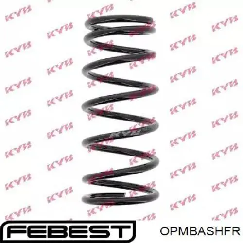 Подушка двигателя передняя Febest OPMBASHFR