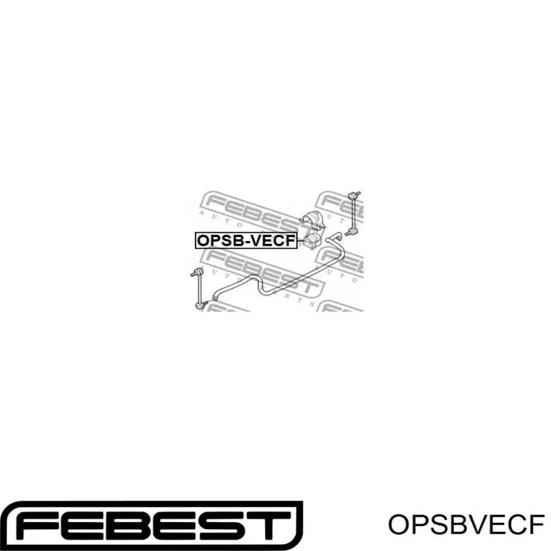 Купить OPSBVECF Febest Втулки переднего стабилизатора