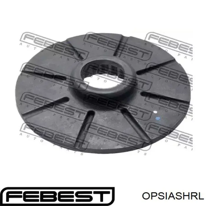 OPSI-ASHRL Febest проставка (резиновое кольцо пружины задней нижняя)