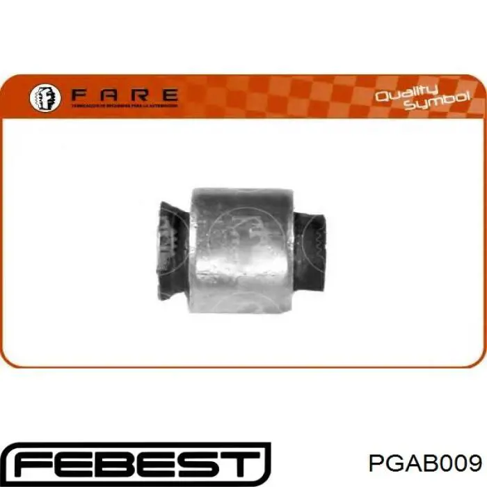 Наружный сайлентблок заднего поперечного рычага  Febest PGAB009
