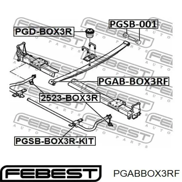 Рессора задняя 1365409080 Fiat/Alfa/Lancia