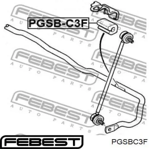 Купить PGSBC3F Febest Втулки переднего стабилизатора