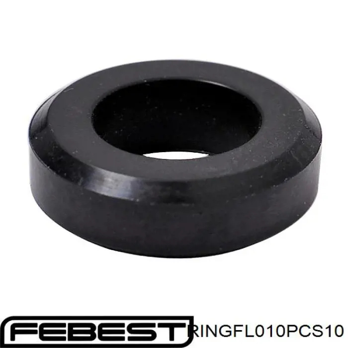 RINGFL010PCS10 Febest кольцо (шайба форсунки инжектора посадочное)