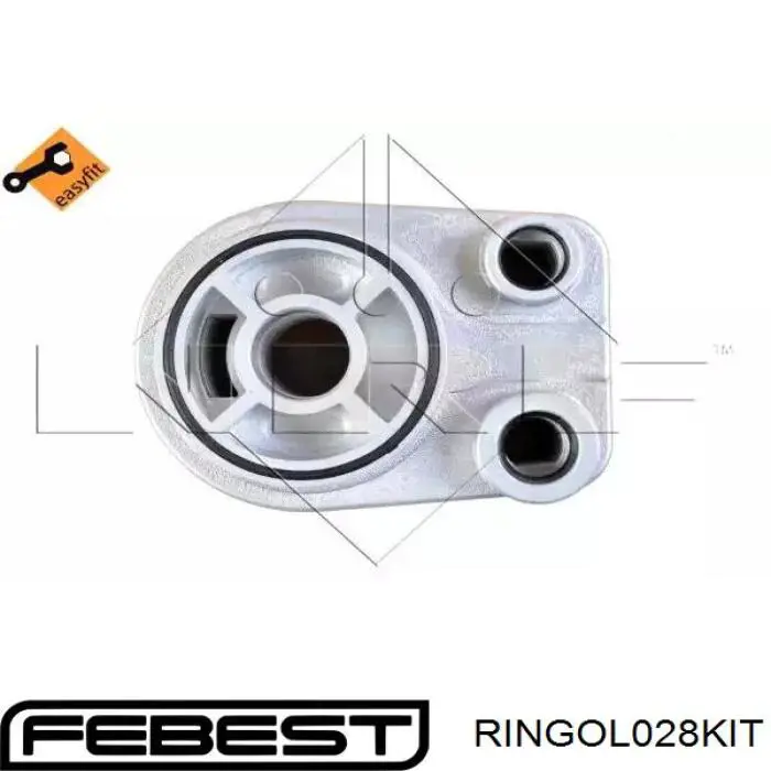 RINGOL028KIT Febest Прокладка радиатора масляного