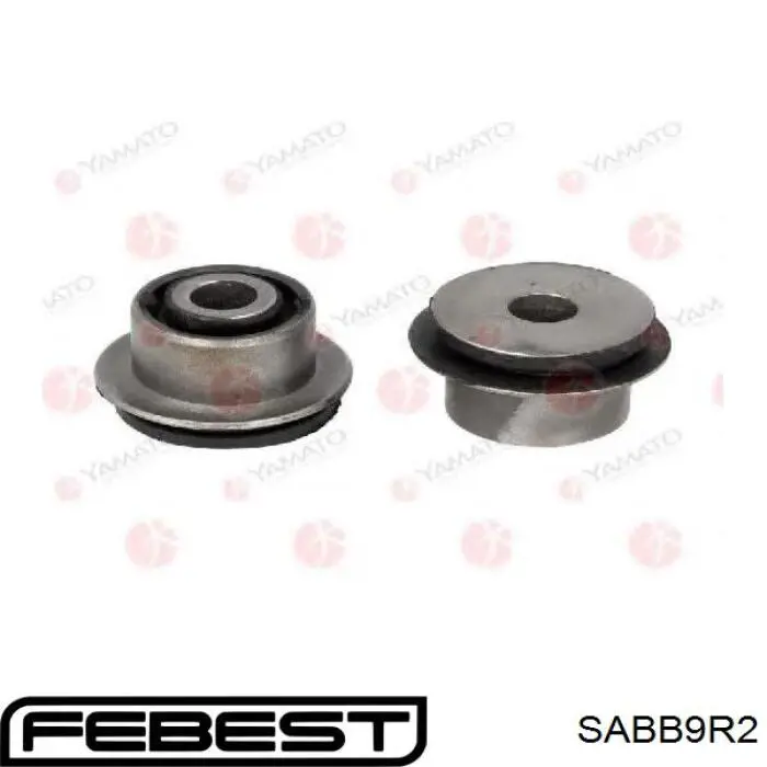 SABB9R2 Febest Полиуретановый сайлентблок заднего верхнего рычага
