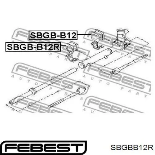 Купить SBGBB12R Febest Втулка крепления рулевой рейки левая