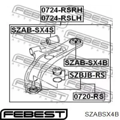 Сайлентблок переднего рычага SZABSX4B Febest