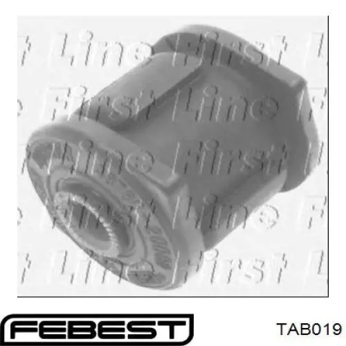 Сайлентблок задней балки Febest TAB019