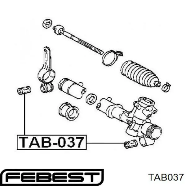 Сайлентблок крепления рулевой рейки Tenacity ASTTO1013 цена, от 1.97 USD