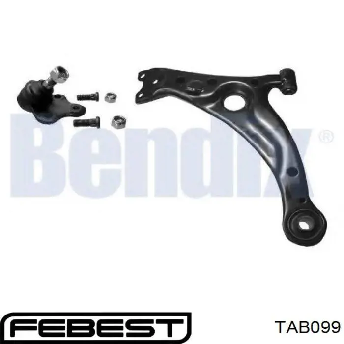 Сайлентблок переднего нижнего рычага Febest TAB099