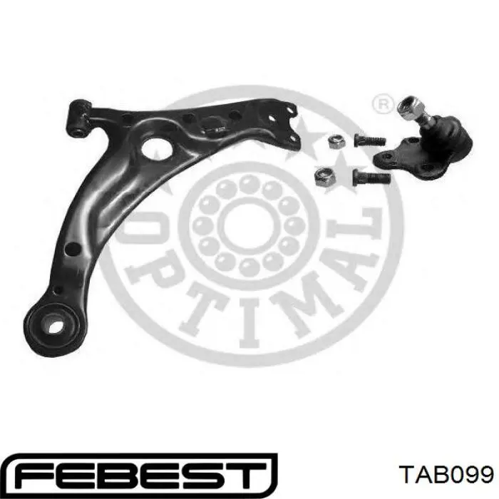 TAB099 Febest Сайлентблок нижнего переднего рычага