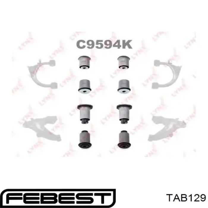 Сайлентблок переднего рычага TAB129 Febest