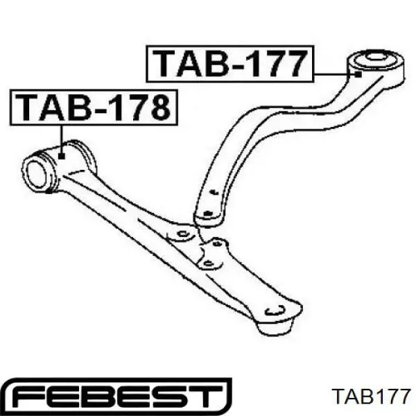 Сайлентблок передней подвески Tenacity AAMLE1006 цена, от 6.17 USD