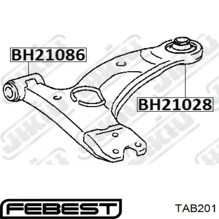 Сайлентблок переднего рычага TAB201 Febest