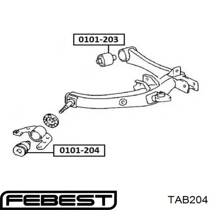 Полиуретановый сайлентблок заднего нижнего рычага Polycraft TY0689 цена, от 13.15 USD