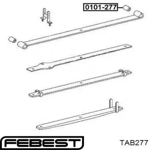 Купить TAB277 Febest Втулка рессоры
