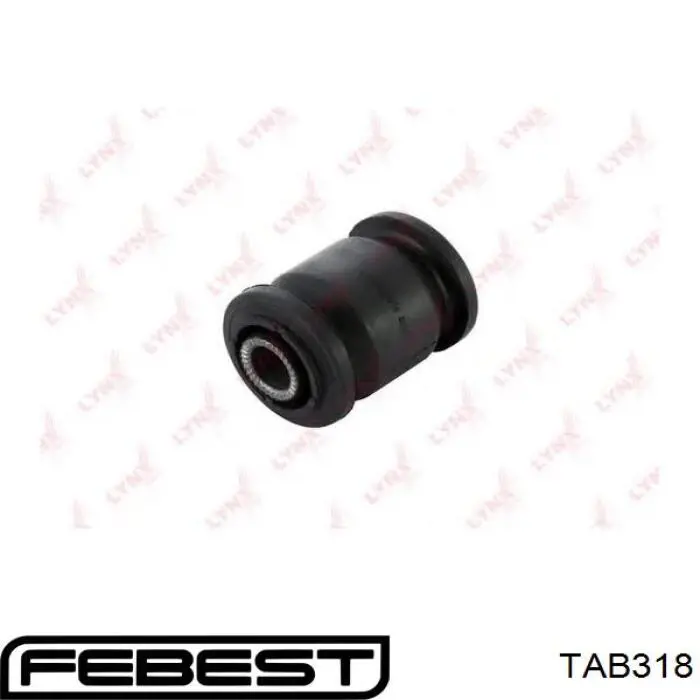 TAB318 Febest Сайлентблок заднего поперечного рычага, внутренний