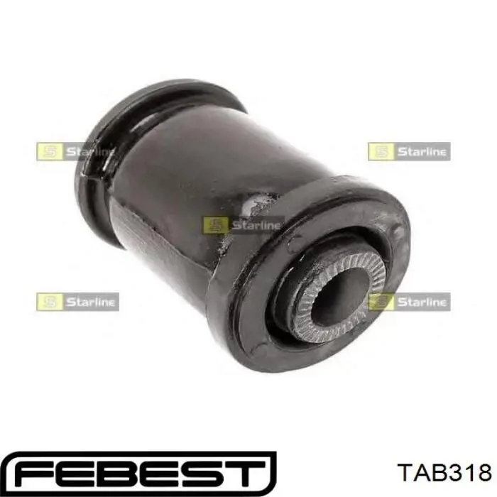 Внутренний сайлентблок заднего поперечного рычага Febest TAB318 цена, от 10.10 USD
