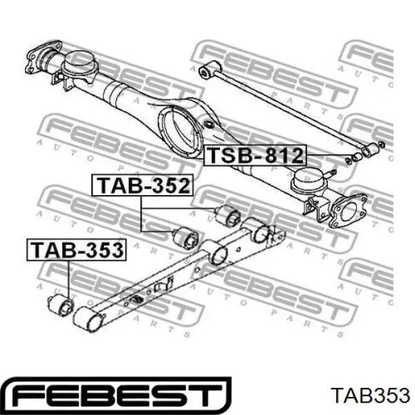 Febest TAB353 цена, от 8.68 USD