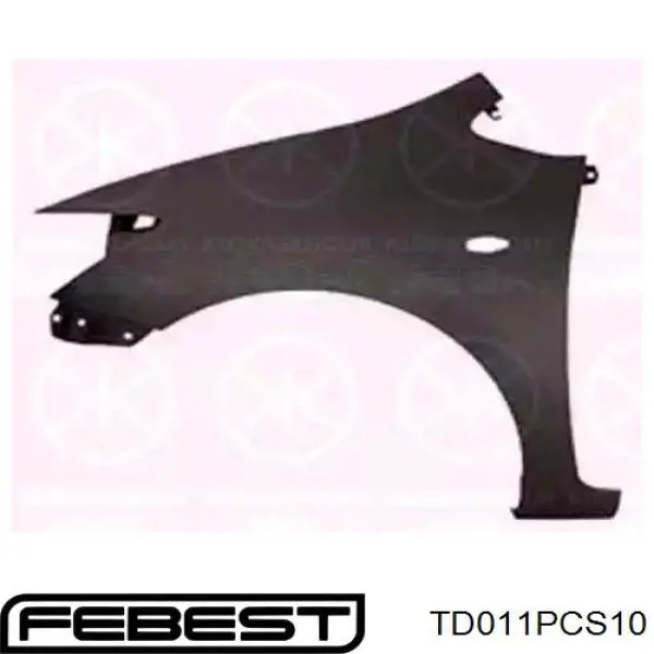Отбойник капота Febest TD011PCS10