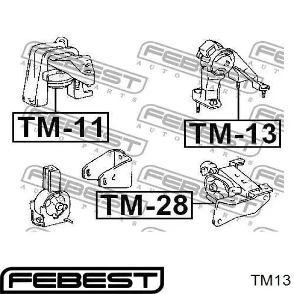 Купить 1237121110 Toyota Гидроопора двигателя задняя