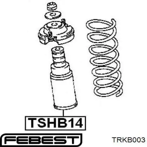 Пыльник рулевой рейки TRKB003 Febest