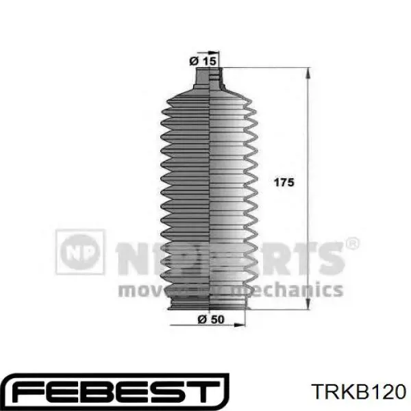 Купить TRKB120 Febest Чехол рулевого механизма