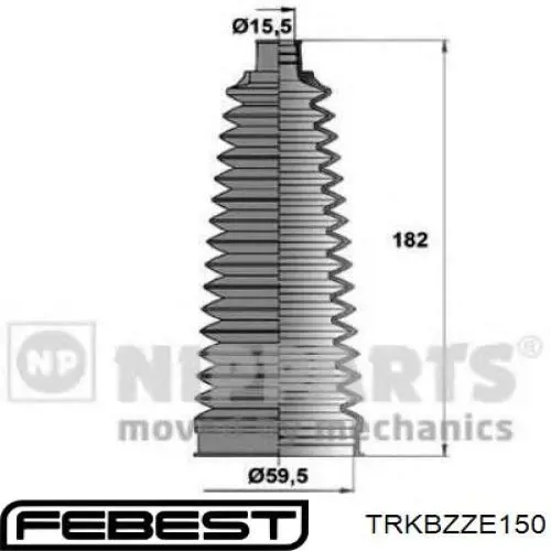 Купить TRKBZZE150 Febest Чехол рулевого механизма