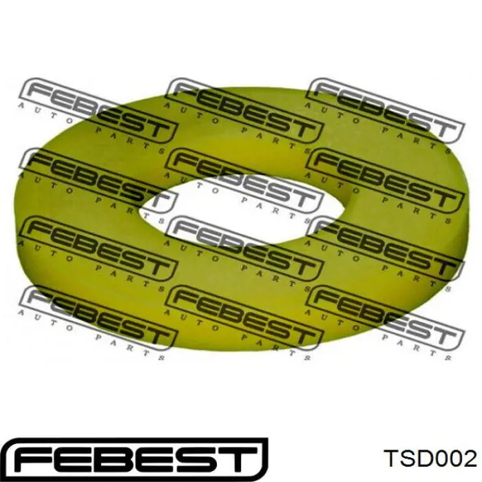 Sello de aceite del cojinete delantero del amortiguador TSD002 Febest