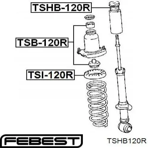 Отбойник задний RBI T14Z121E0 цена, от 7.44 USD