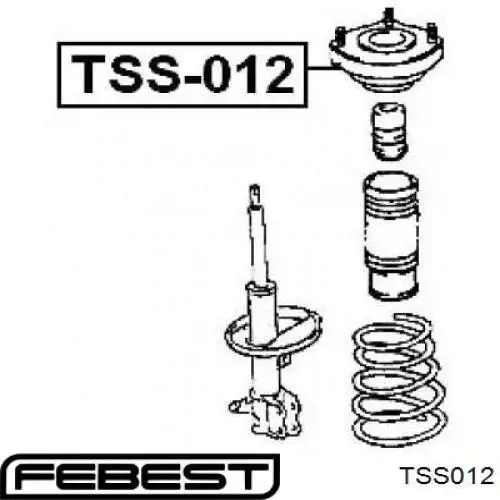 Купить TSS012 Febest Опора амортизатора заднего