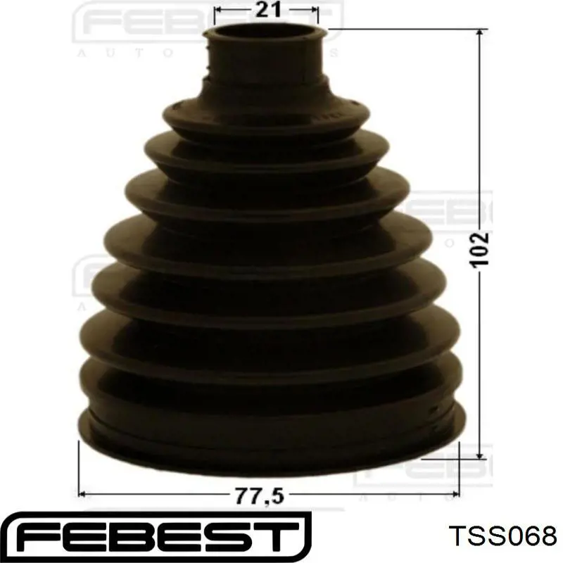 Купить TSS068 Febest Опора переднего амортизатора