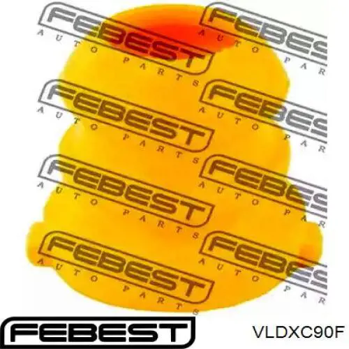 Буфер (отбойник) амортизатора переднего + пыльник VLDXC90F Febest