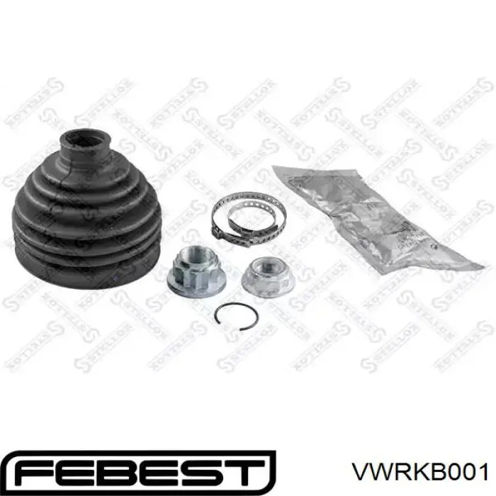 VWRKB001 Febest Пыльник рулевой тяги